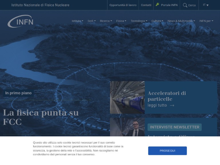 INFN – Istituto nazionale di fisica nucleare