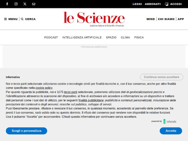 Le Scienze Rivista